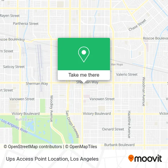 Ups Access Point Location map