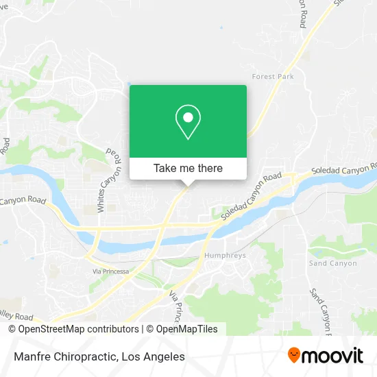 Manfre Chiropractic map