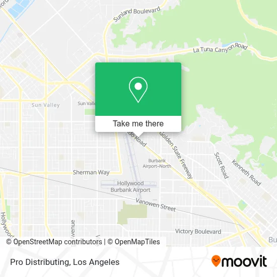 Pro Distributing map