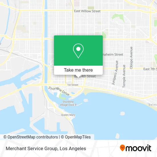 Merchant Service Group map