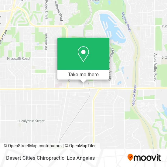 Desert Cities Chiropractic map