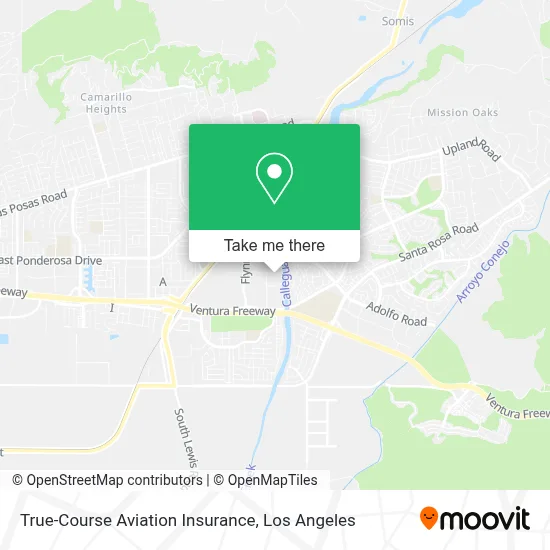 True-Course Aviation Insurance map