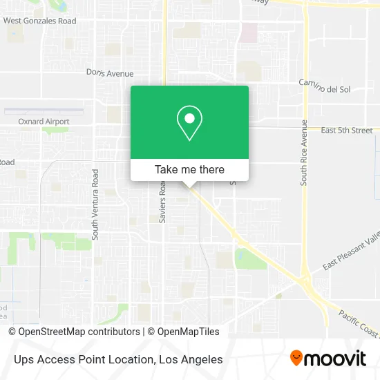 Ups Access Point Location map