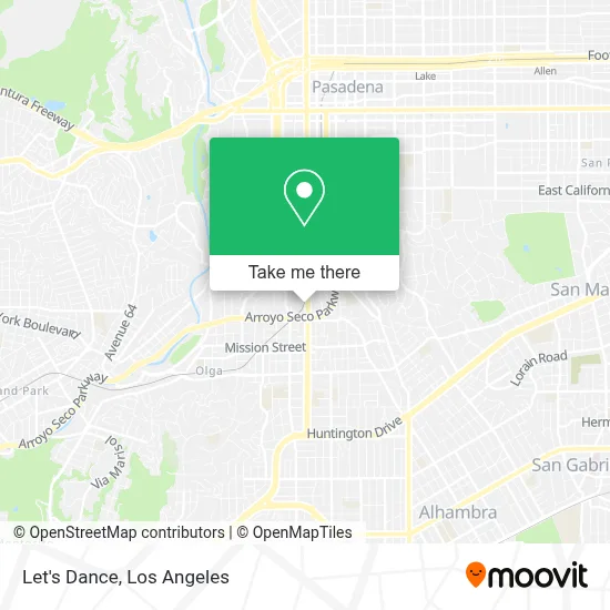 Let's Dance map