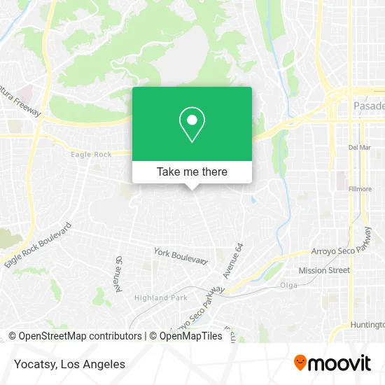 Yocatsy map