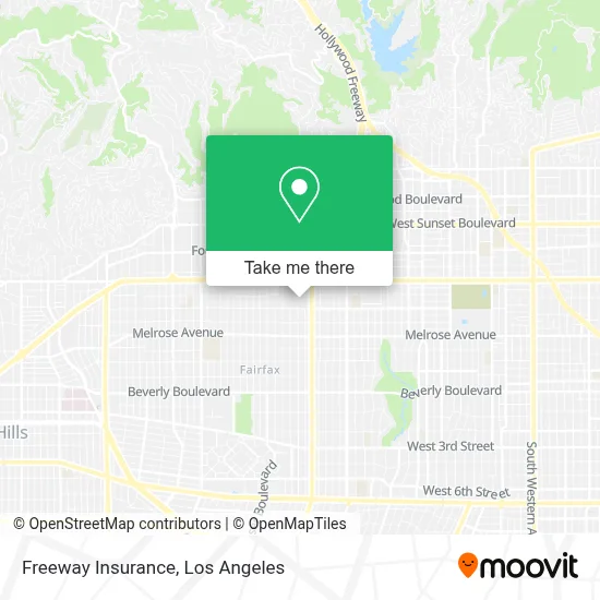 Freeway Insurance map