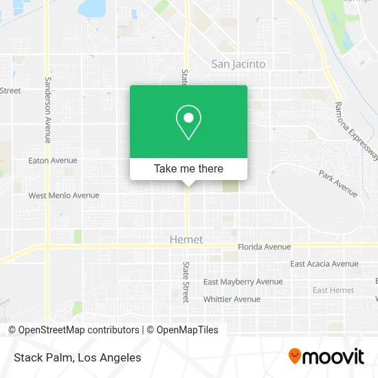 Stack Palm map