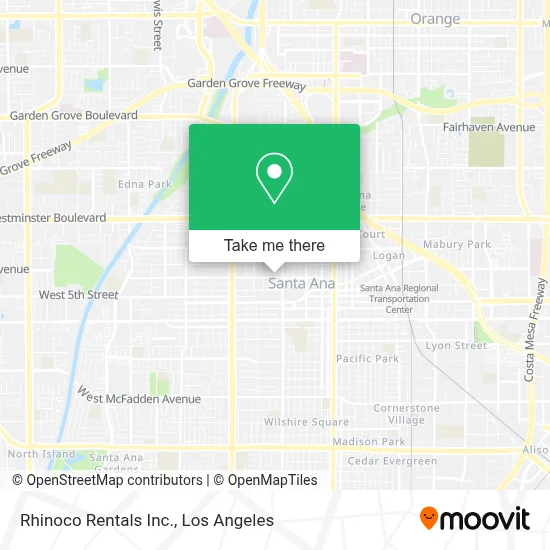 Rhinoco Rentals Inc. map