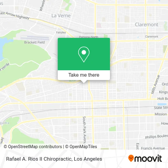 Rafael A. Rios II Chiropractic map