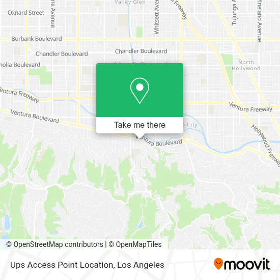 Ups Access Point Location map