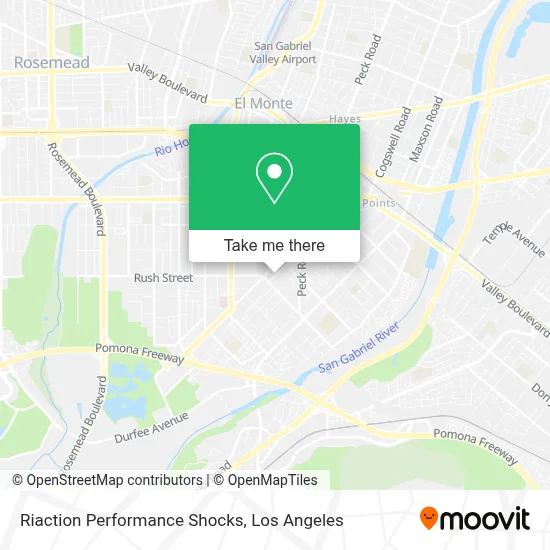 Riaction Performance Shocks map