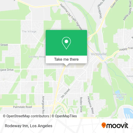 Rodeway Inn map
