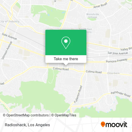 Radioshack map