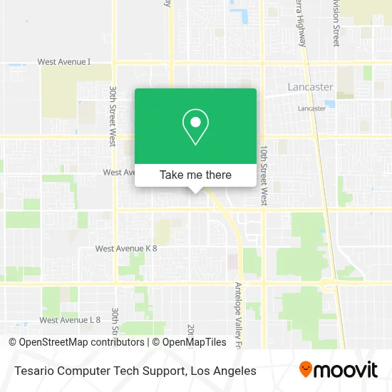 Tesario Computer Tech Support map