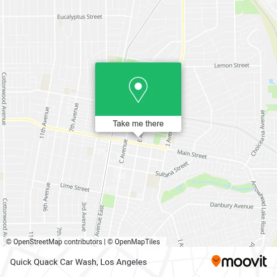 Quick Quack Car Wash map