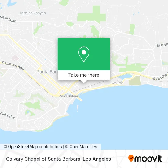 Calvary Chapel of Santa Barbara map
