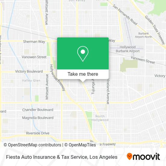 Fiesta Auto Insurance & Tax Service map