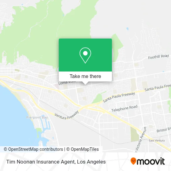 Tim Noonan Insurance Agent map