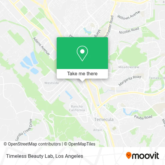 Timeless Beauty Lab map