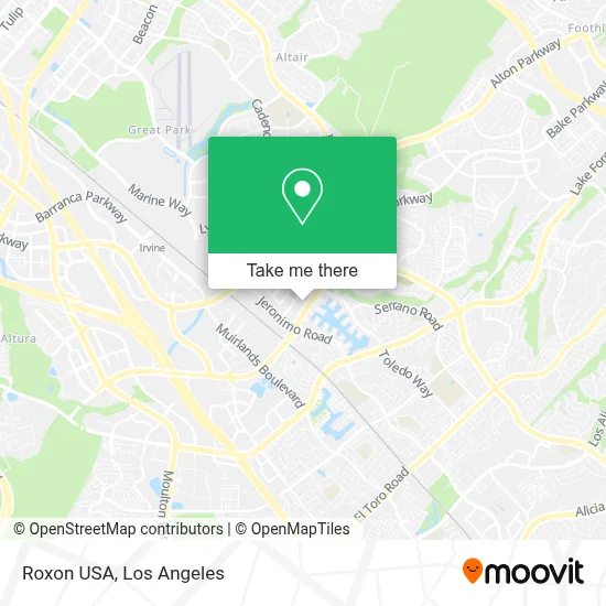 Roxon USA map