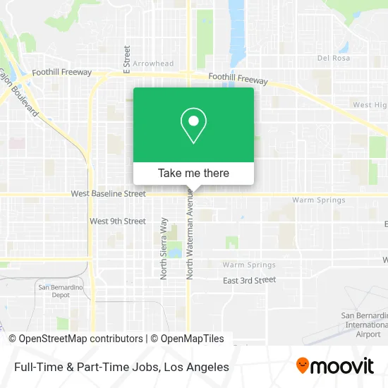 Full-Time & Part-Time Jobs map