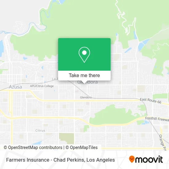 Farmers Insurance - Chad Perkins map