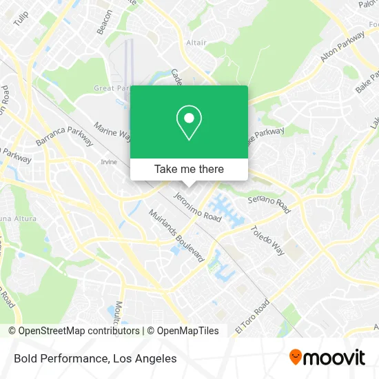 Bold Performance map