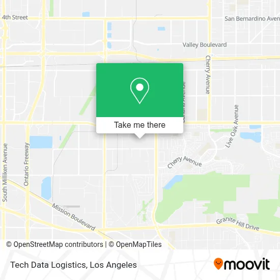 Tech Data Logistics map