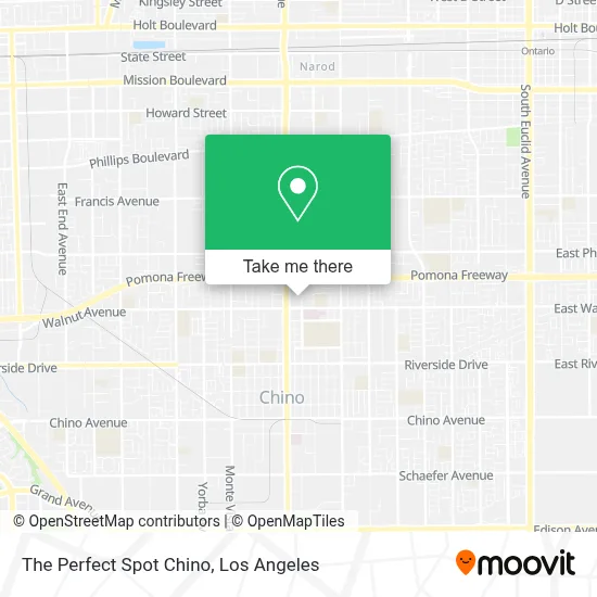 The Perfect Spot Chino map