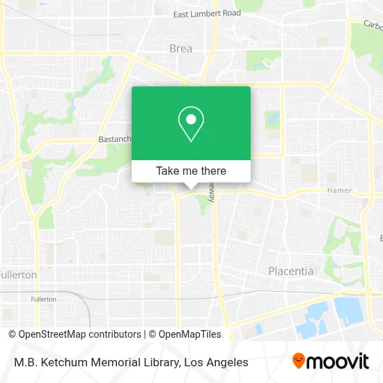 M.B. Ketchum Memorial Library map