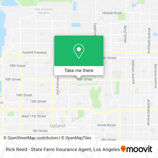 Rick Reed - State Farm Insurance Agent map