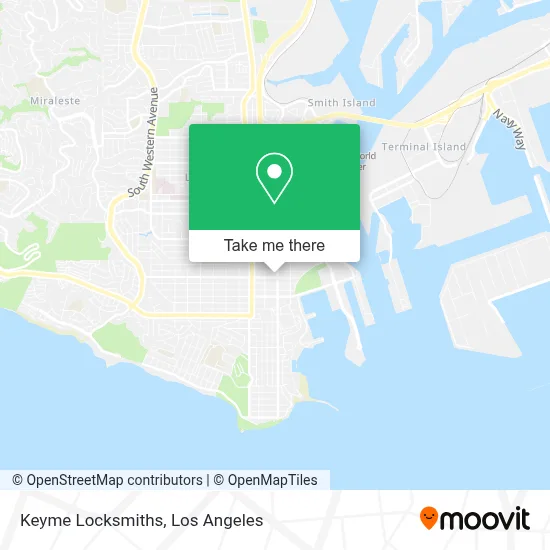 Keyme Locksmiths map