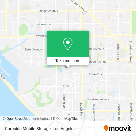Curbside Mobile Storage map