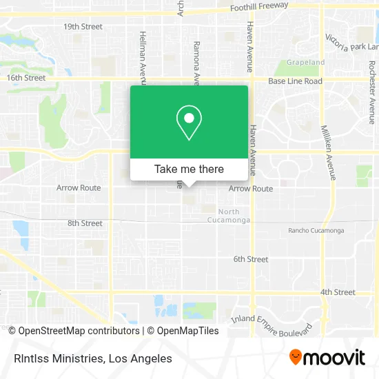 Rlntlss Ministries map