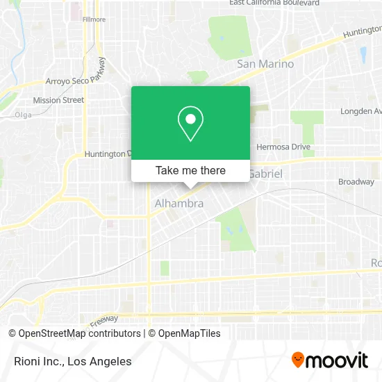 Rioni Inc. map
