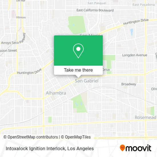 Intoxalock Ignition Interlock map