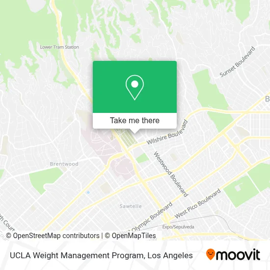 UCLA Weight Management Program map