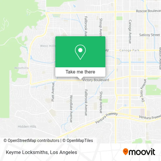 Keyme Locksmiths map