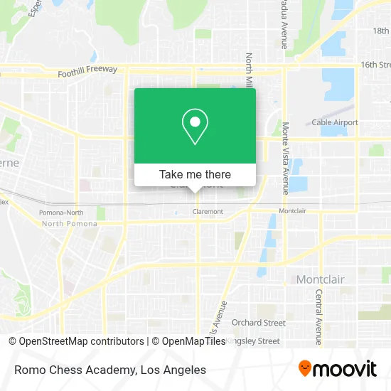 Romo Chess Academy map