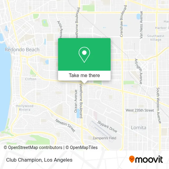 Club Champion map
