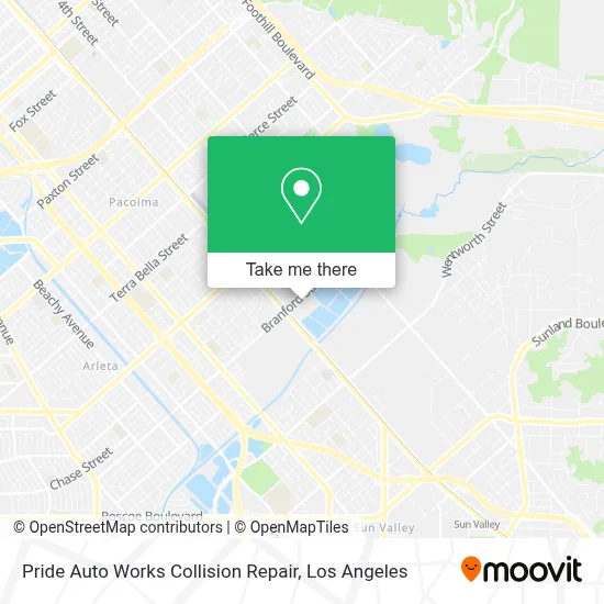 Pride Auto Works Collision Repair map