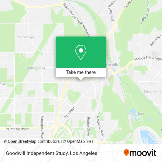 Goodwill Independent Study map