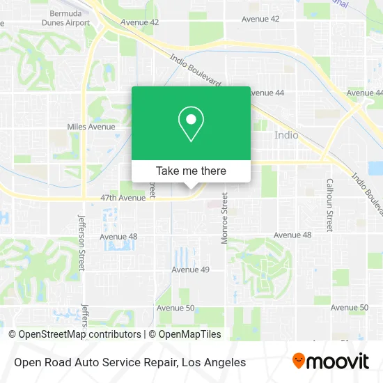Open Road Auto Service Repair map