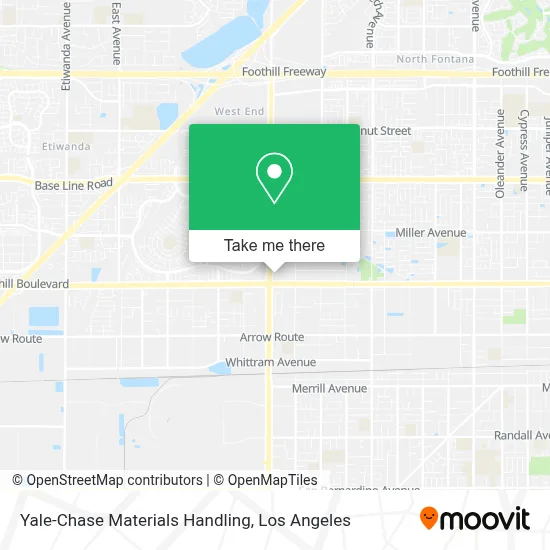 Yale-Chase Materials Handling map