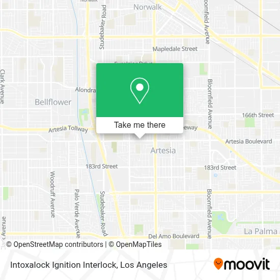 Intoxalock Ignition Interlock map