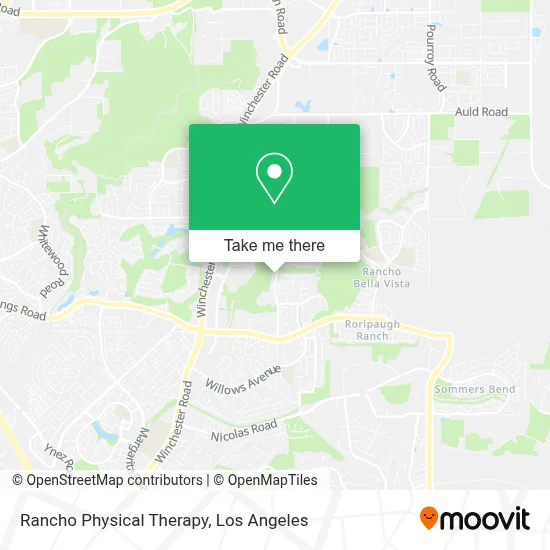Rancho Physical Therapy map