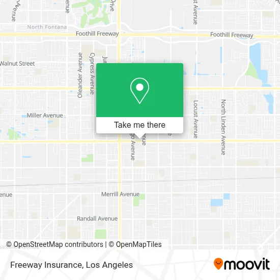 Freeway Insurance map
