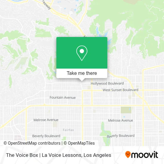 The Voice Box | La Voice Lessons map