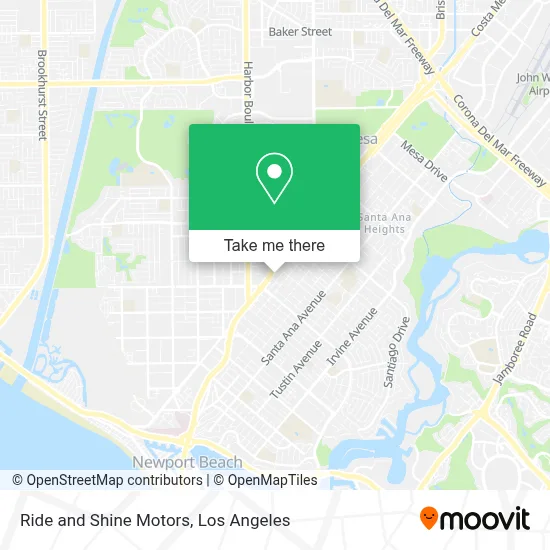 Ride and Shine Motors map