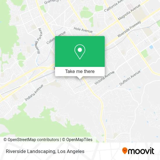 Riverside Landscaping map